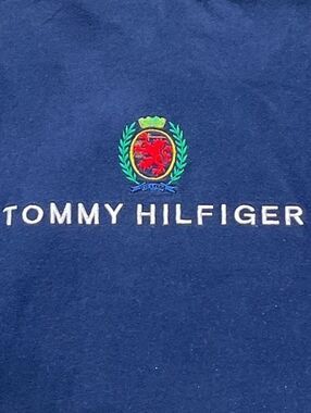 VTG 1990s Tommy Hilfiger Preowned 2XL Embroidered T-shirt